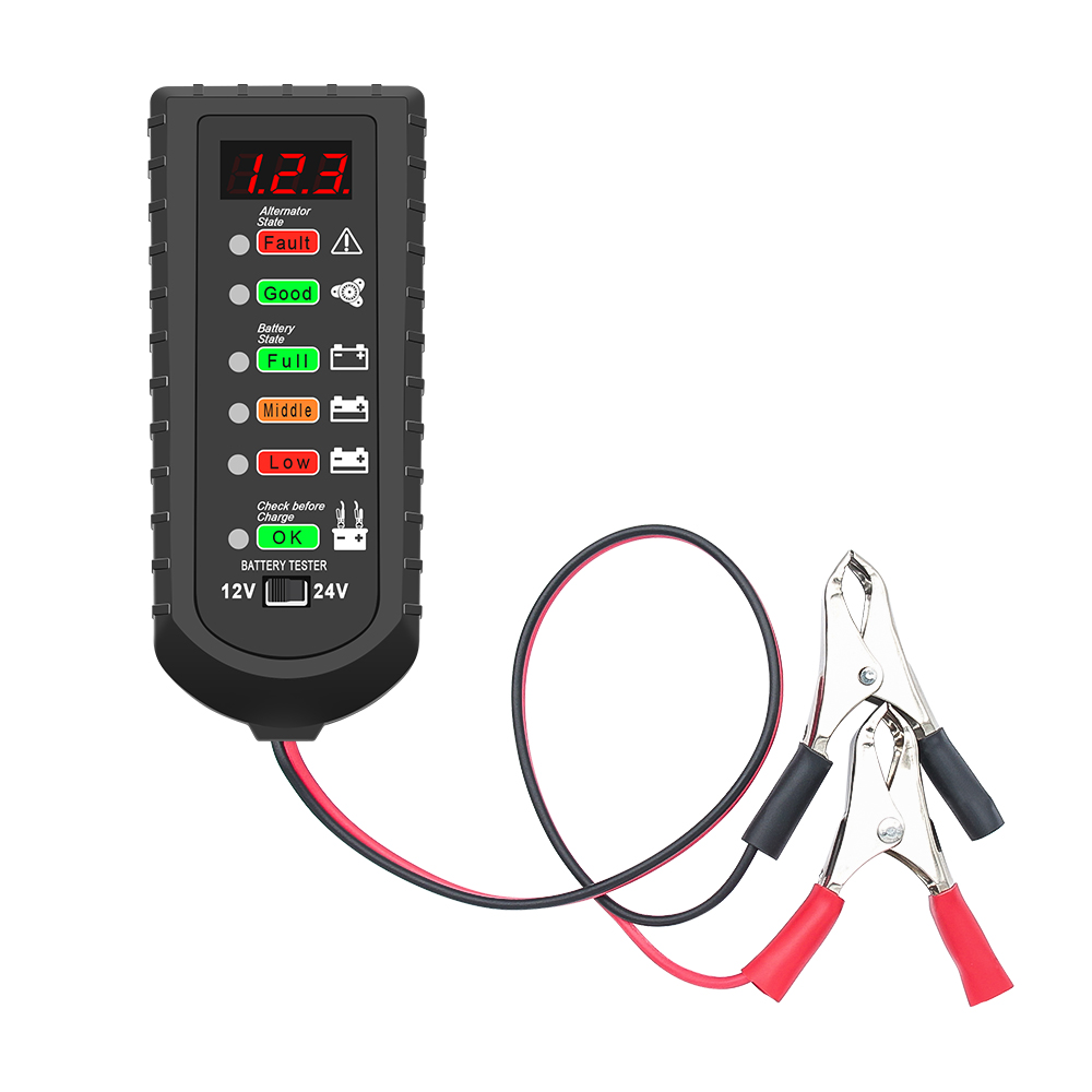 Battery Load Tester - Penguji Baterai Mobil 12V 24V Tampilan
