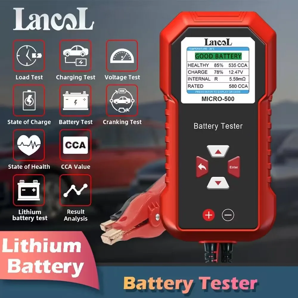 Battery Load Tester - Lancol Micro 500 12V Penguji Baterai