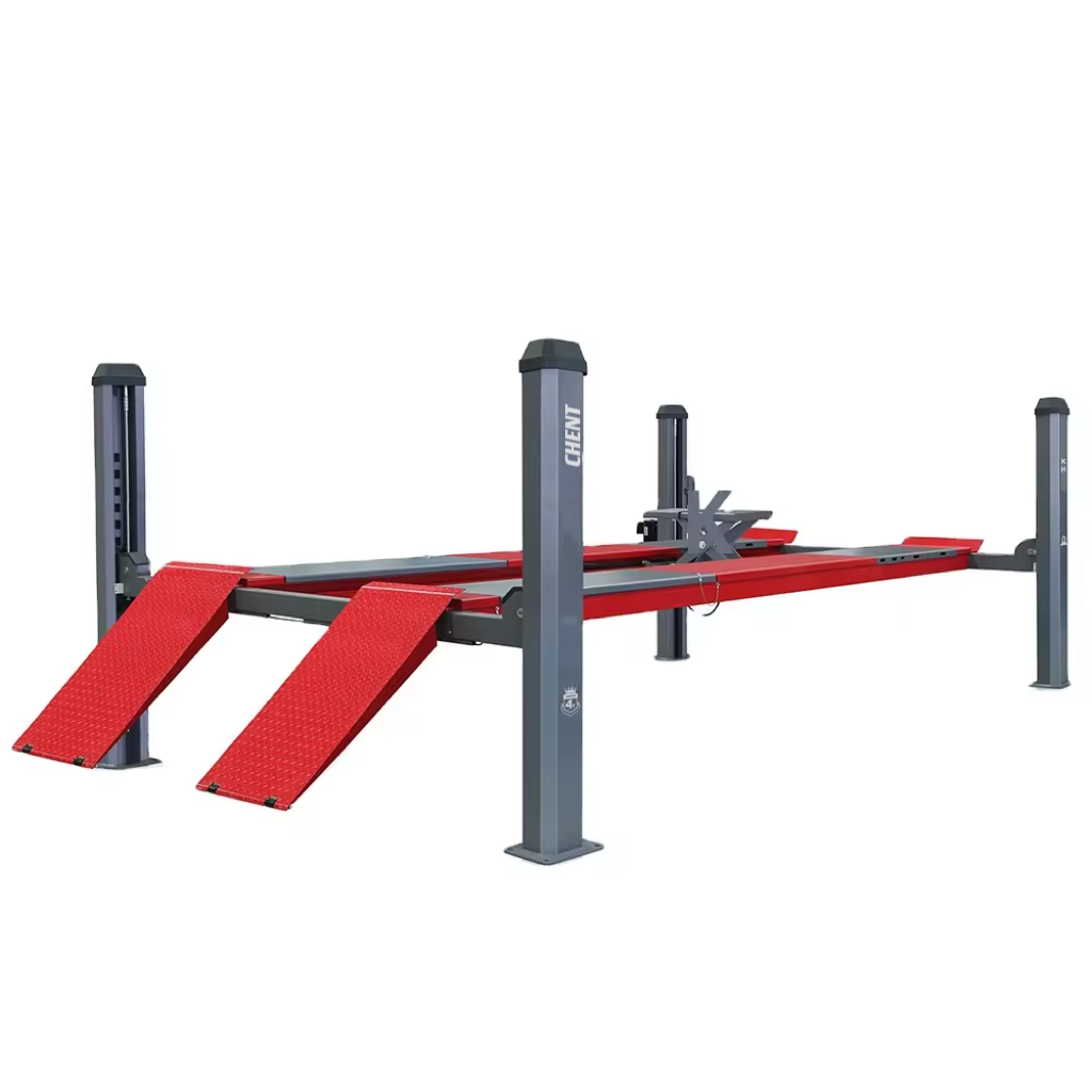 Wheel Alignment Machine - Platform Pengangkat Mobil Empat Tiang untuk