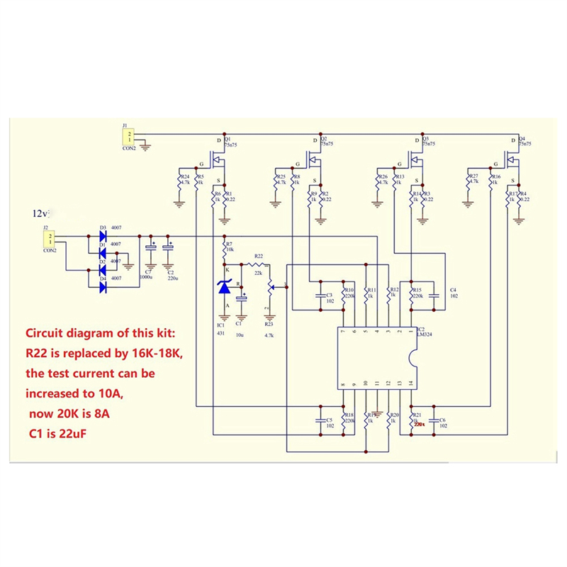 AC88-2X Kit DIY 150W 10A Pengu - Battery Load Tester ulasan dan harga