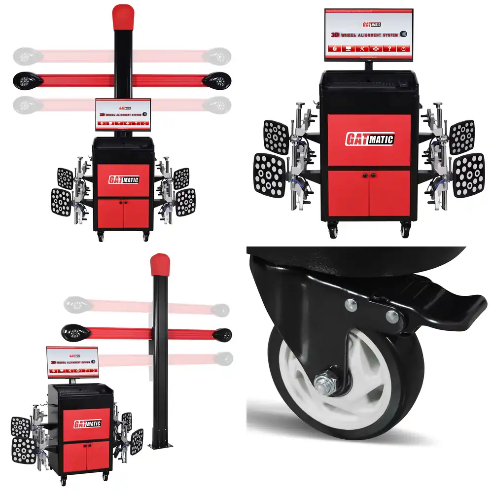 Mesin Perata Ban 3D HD Portabe - Wheel Alignment Machine ulasan dan harga