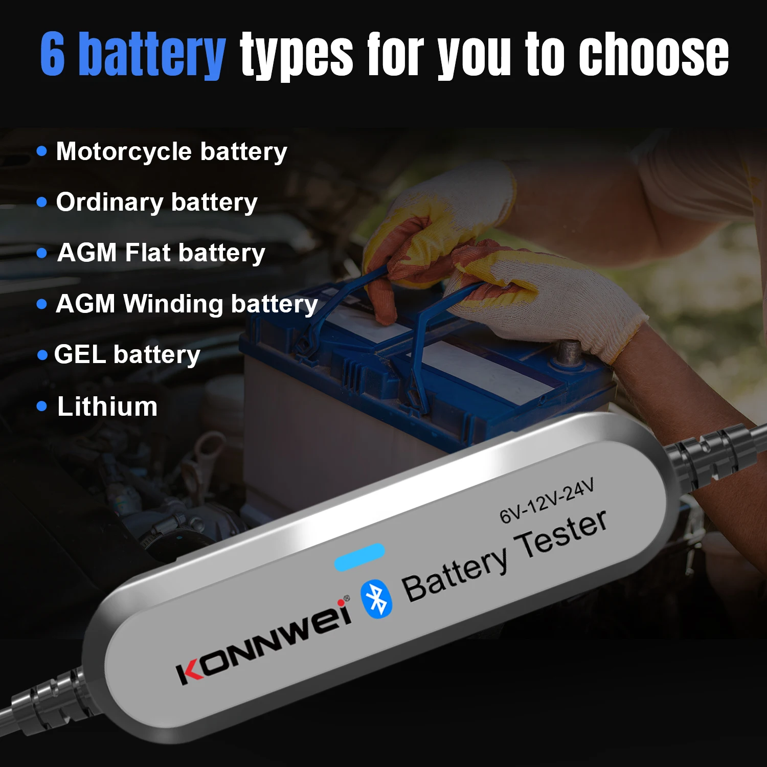 2026 KONNWEI BK200 Penguji Bat - Battery Load Tester ulasan dan harga