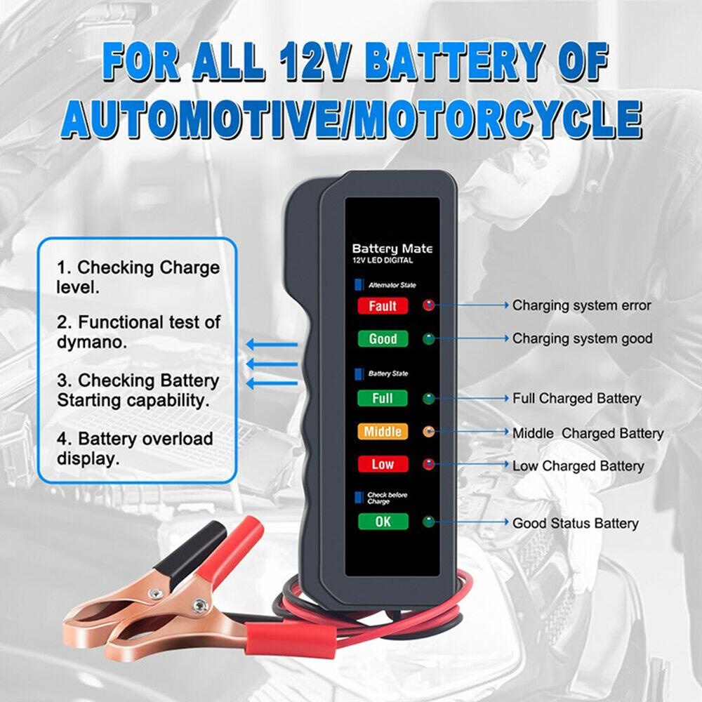 Penguji Aki Mobil Mini 12V - P - Battery Load Tester ulasan dan harga