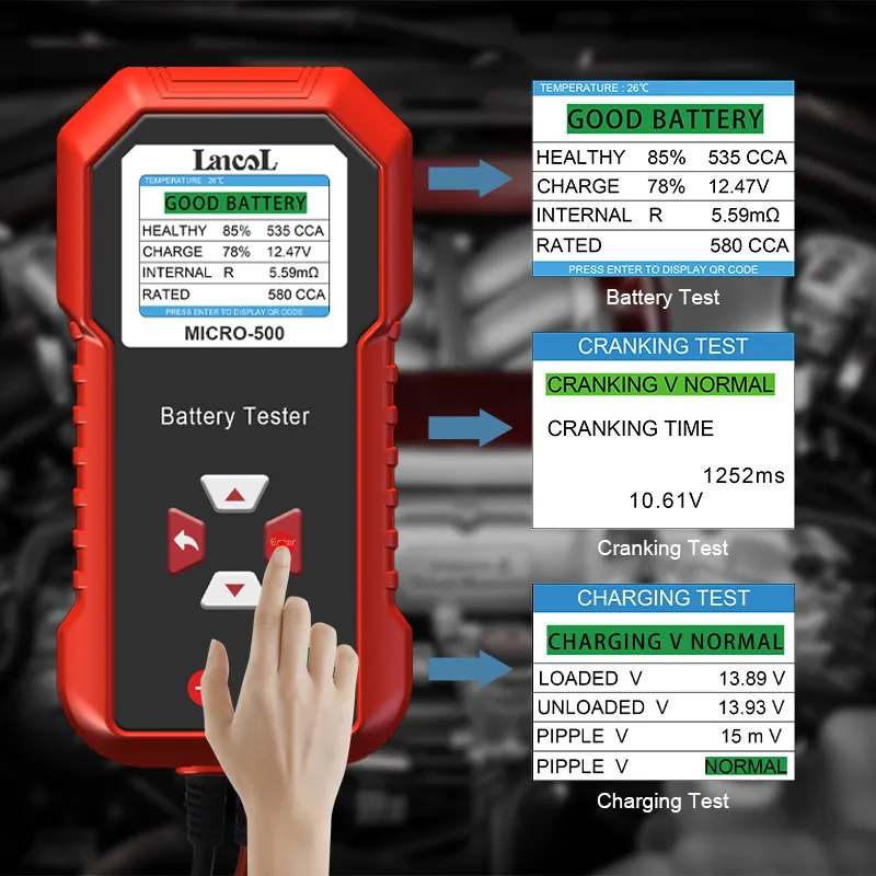 Lancol Micro 500 12V Penguji B - Battery Load Tester ulasan dan harga