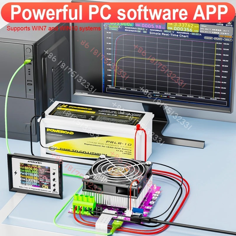 BW600 DC1-200V WiFi Indikator  - Battery Load Tester ulasan dan harga