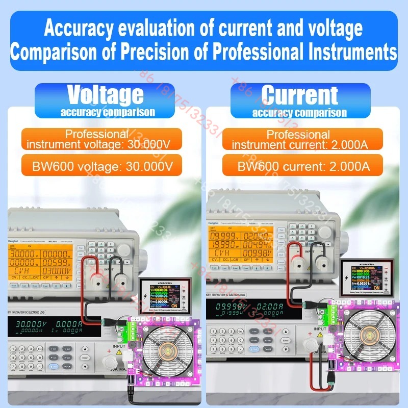 BW600 DC1-200V WiFi Indikator  - Battery Load Tester ulasan dan harga